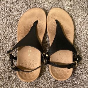 Vionic Kirra Blck Sandals Size 9
